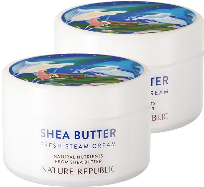 네이처리퍼블릭 쉐어버터 프레시 스팀 크림 지복합성용, 100ml, 2개