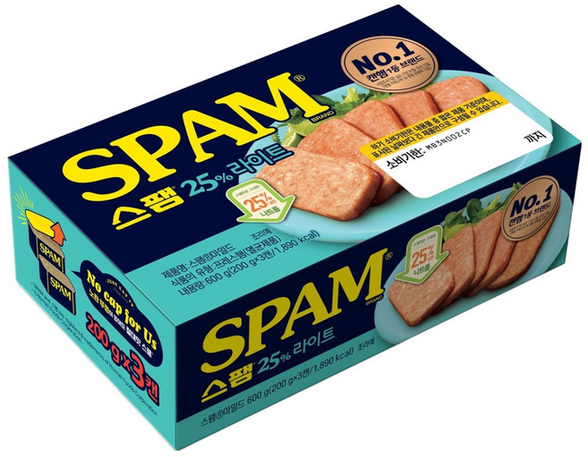 스팸 마일드, 200g, 3개