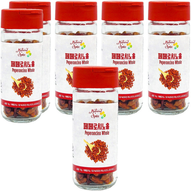 내츄럴스파이스 페페로치노 홀, 18g, 6개