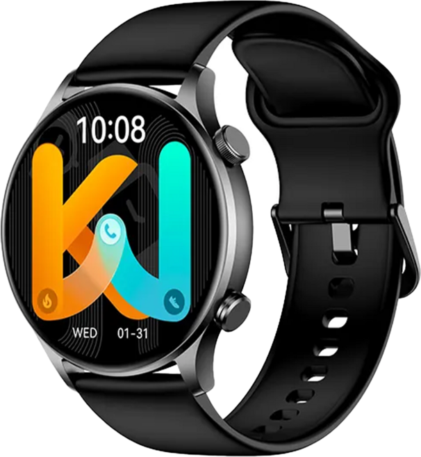 LARMi 樂米 infinity 4樂米通話智能手錶 原廠保固, 1.43吋, 黑色, 藍芽: 5.2 + BT 3.0, 1個