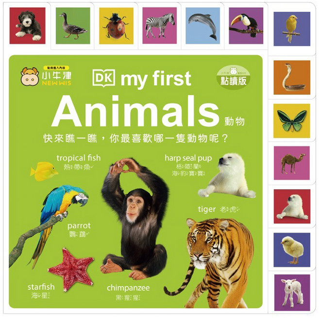 小牛津 DK my first Animals 動物 厚紙書