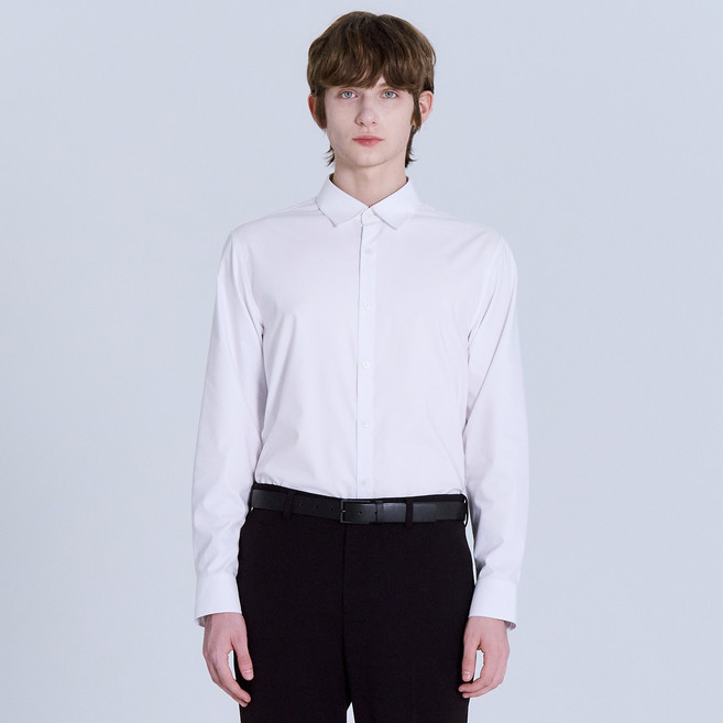 BASIC HOUSE 男士防皺標準版型長袖襯衫 LYWS0103