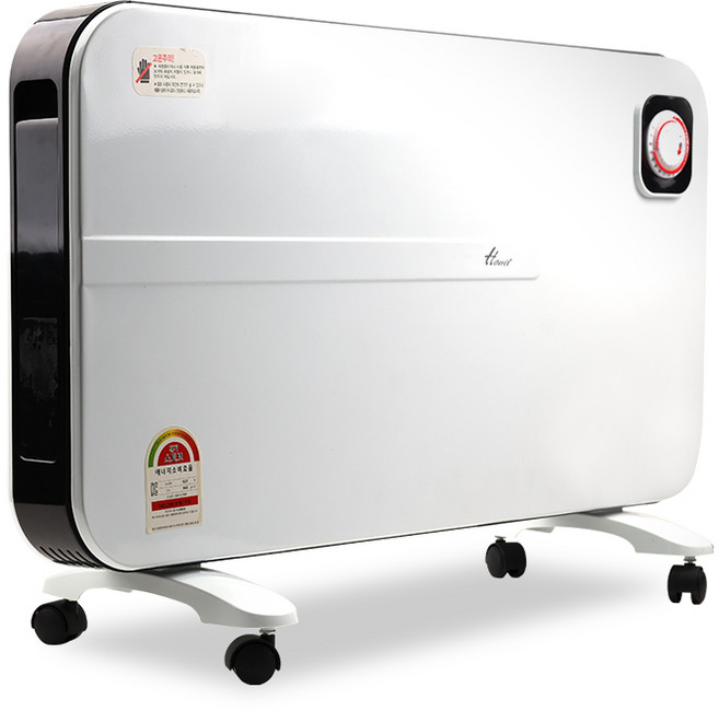 한일전기 고급 자연대류 컨벡션 히터, 화이트 + 블랙, HCV-BL20