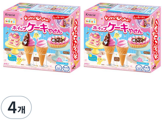 크라시에 케이크 야상 가루쿡 만들기 세트, 단품, 4개