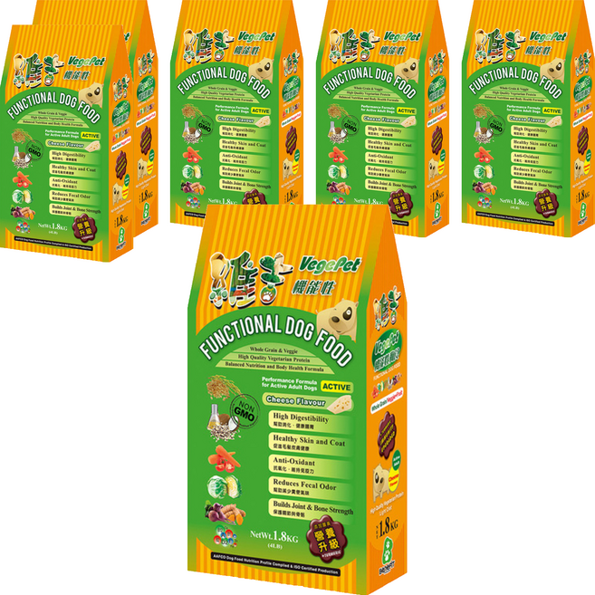 VegePet 維吉 成犬用 機能性高級素狗食, 6袋