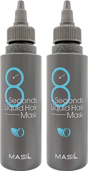 MASIL 8秒護髮髮膜 豐盈蓬鬆, 100ml, 2瓶