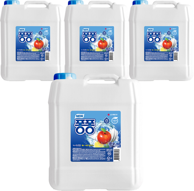 퐁퐁 뉴 주방세제, 13.7L, 4개