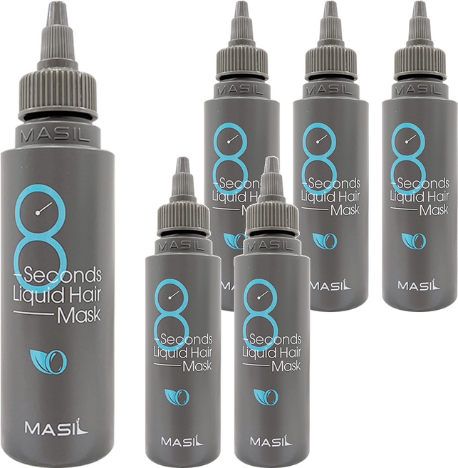 MASIL 8秒護髮髮膜 豐盈蓬鬆, 100ml, 6瓶