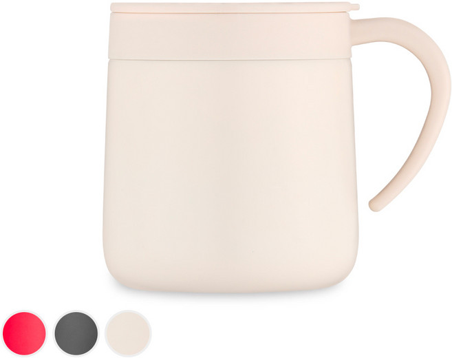 텀스 미롬 베이직 스텐머그컵 300ml, IVORY, 1개