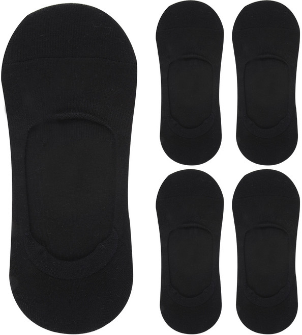 두발로 남성용 안벗겨짐 이중밴드 페이크삭스 5켤레