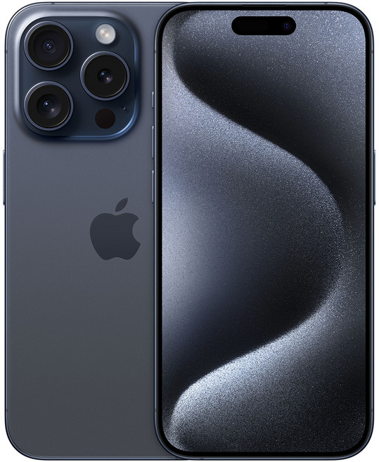 Apple 정품 아이폰 15 Pro 자급제, 블루티타늄, 128GB