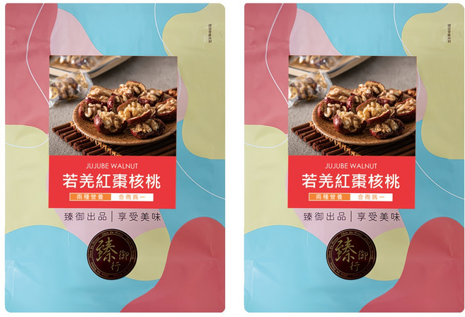 臻御行 若羌紅棗核桃, 2個, 150g