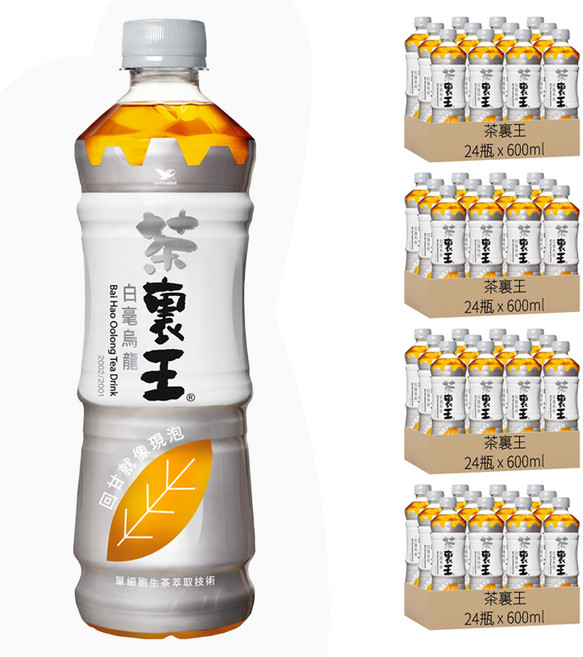 茶裏王 白毫烏龍茶, 600ml, 96瓶