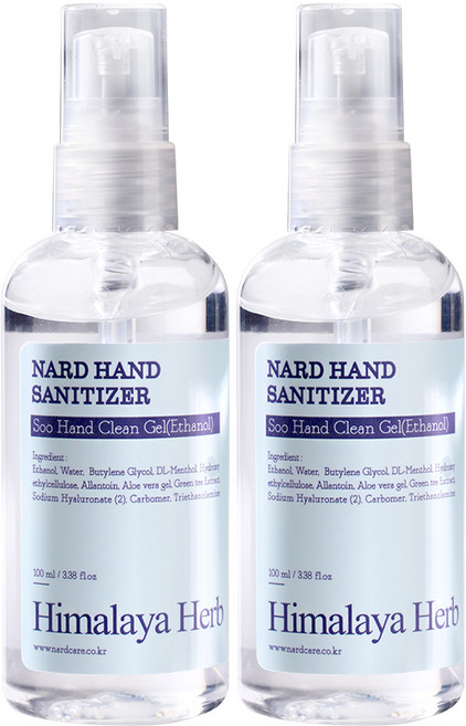 나드 손소독 세정제, 100ml, 2개