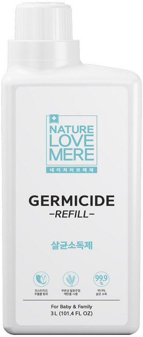 네이쳐러브메레 살균소독제 리필용, 3L, 1개