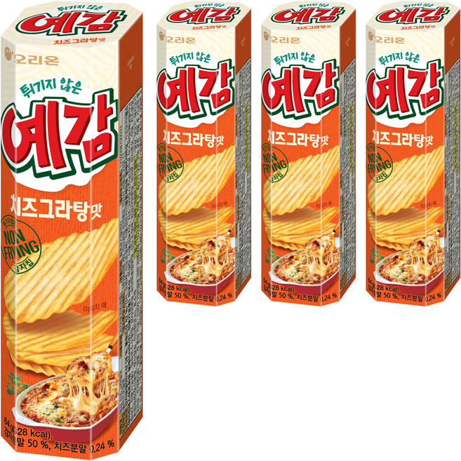 오리온 예감 치즈그라탕, 64g, 4개