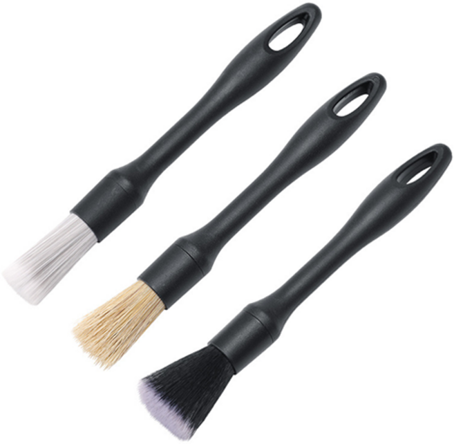 인아트 장식장 피규어 청소 붓 솔 3p, 혼합색상, 1개