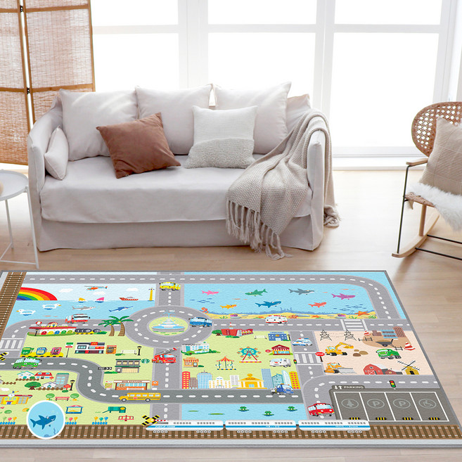 DAEMYUNG LIVING DESIGN 孩童安全地墊 汽車地圖款