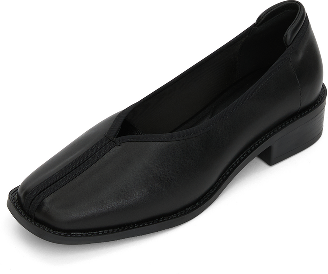 J SHOE Sedin 方頭模壓跟單鞋 平底鞋 3.5cm