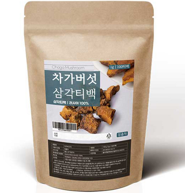 조은약초 차가버섯차 삼각티백, 100g, 100개입, 1개