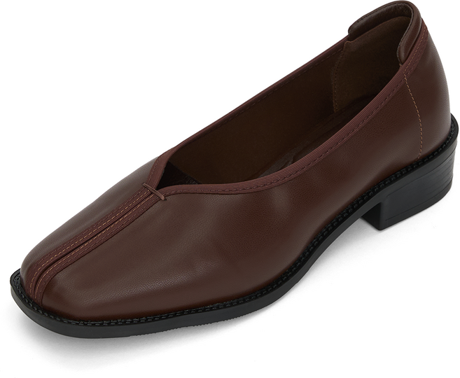 J SHOE Sedin 方頭模壓跟單鞋 平底鞋 3.5cm