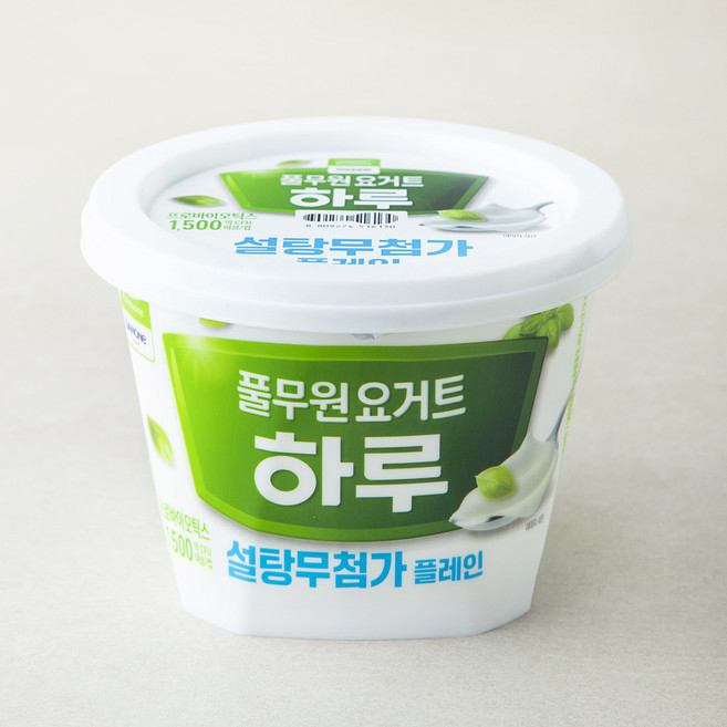 풀무원 하루 설탕무첨가 플레인 요거트, 400g, 1개