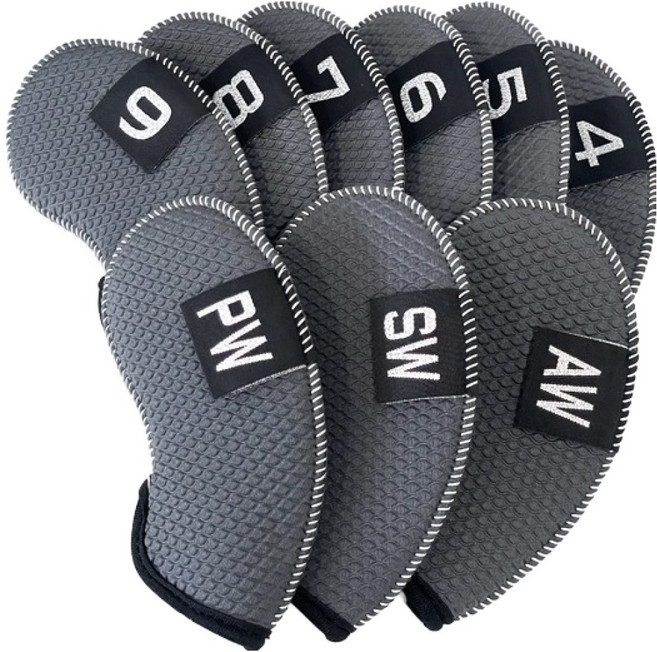 제이빅스포츠 패브릭 아이언 커버, 회색, 9개