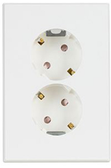 틸인스 콘센트 2구 세로, 1개