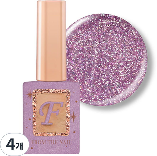 프롬더네일 GLITTER 젤네일, 10g, FG157, 4개