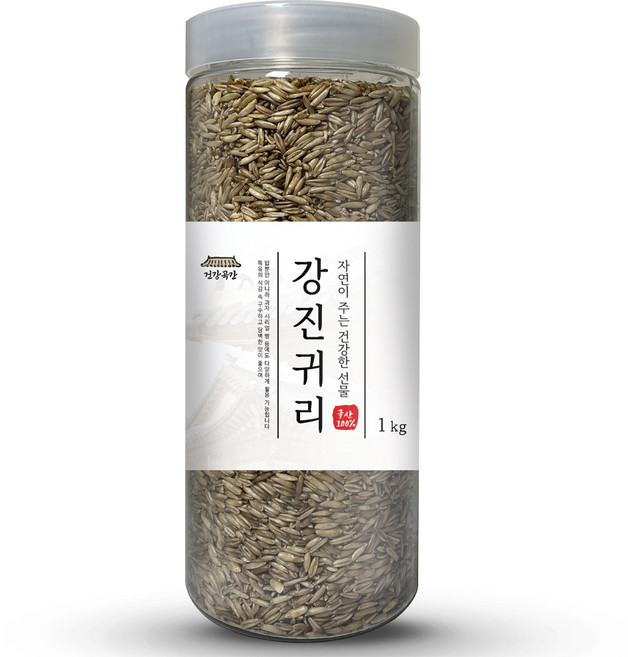 건강곡간 강진귀리 통, 1kg, 1개