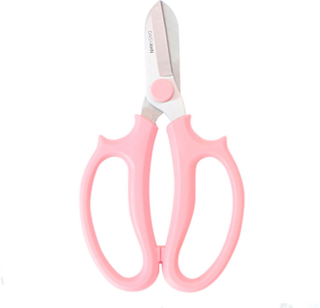 데이지안 원예 꽃가위 핑크, 1개