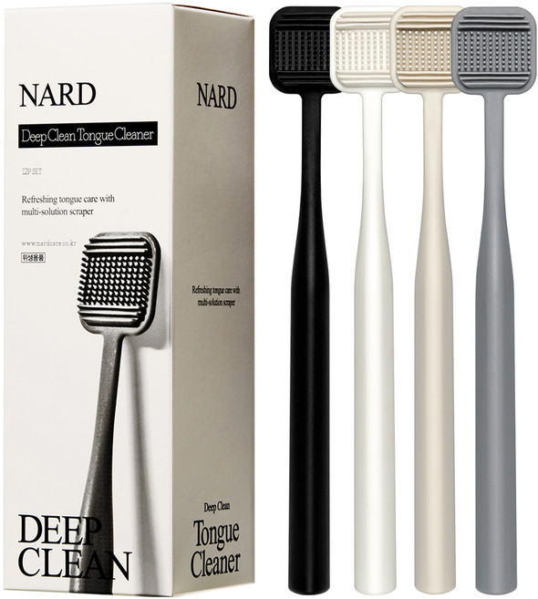 나드 딥 클린 혀 클리너, 18.2g, 12개