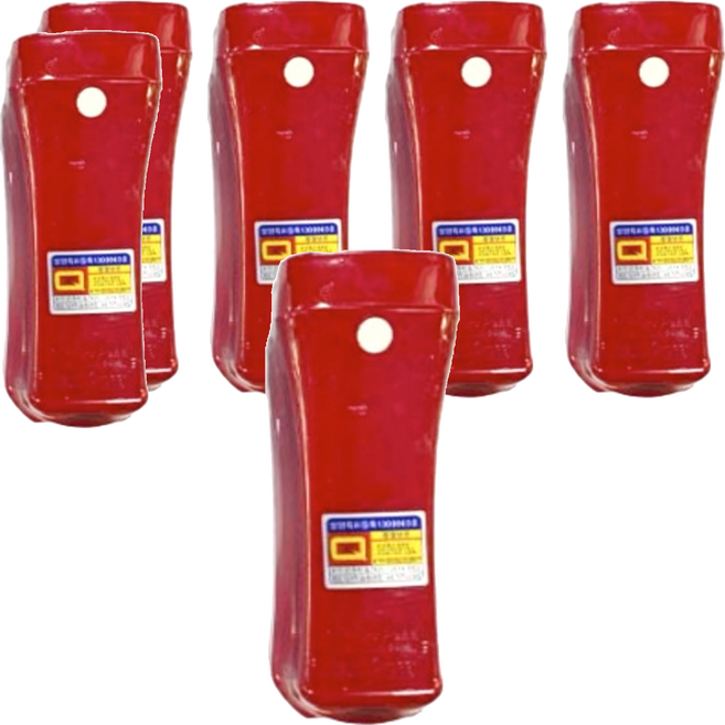 LED 휴대용 비상 조명등, 6개, 레드