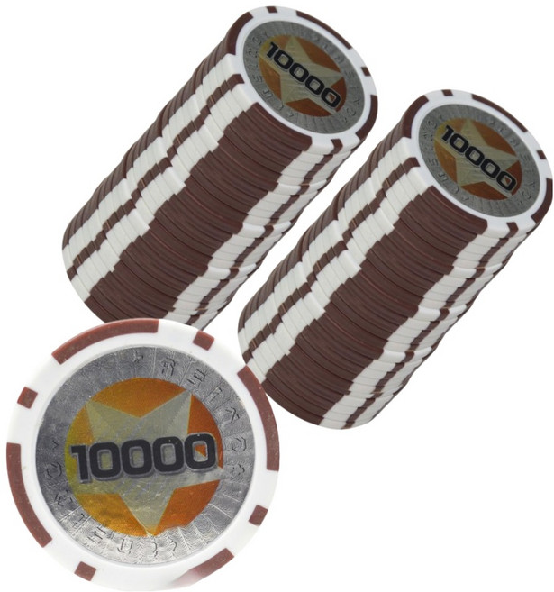 다싸닷컴 스타포커칩 50p, 숫자10000칩, 1개