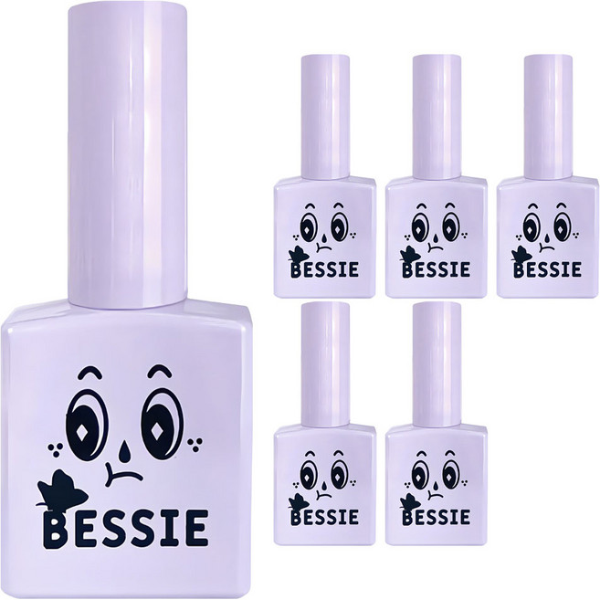 BESSIE 나빌레라 글리터 젤네일 12g, S07 나빌레라, 11ml, 6개