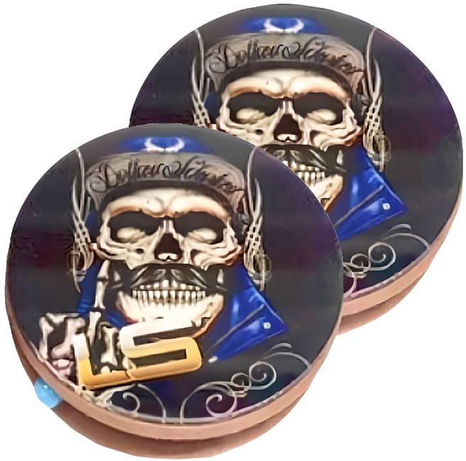 LS DESIGN 磁吸 直噴阿波馬卡龍 骷顱頭, 2個