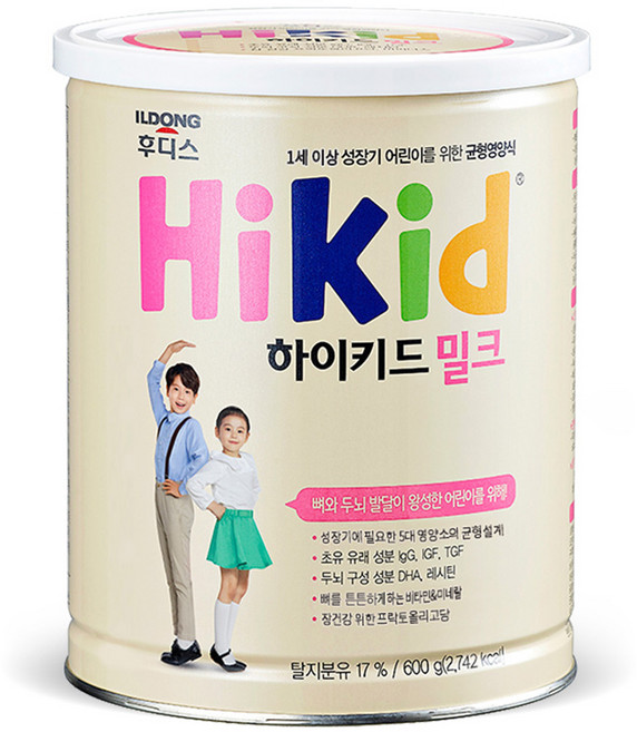 하이키드 영양식, 밀크, 600g, 1세트