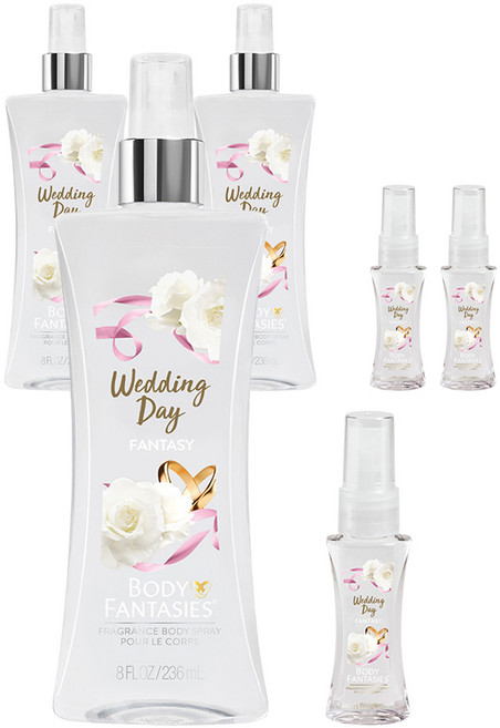 바디판타지 웨딩 데이 빈티지 프래그런스 바디 스프레이, 3개
