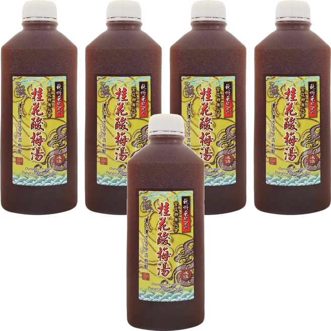 蘇州采芝齋 桂花酸梅湯, 930ml, 5瓶