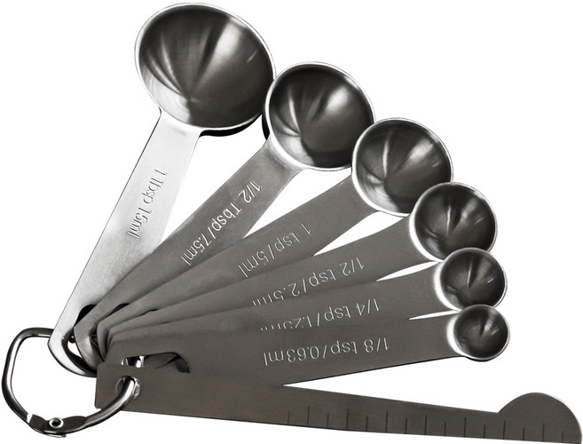 칼딘 스테인리스 레벨러 라운드 계량스푼 7종 세트, 1개