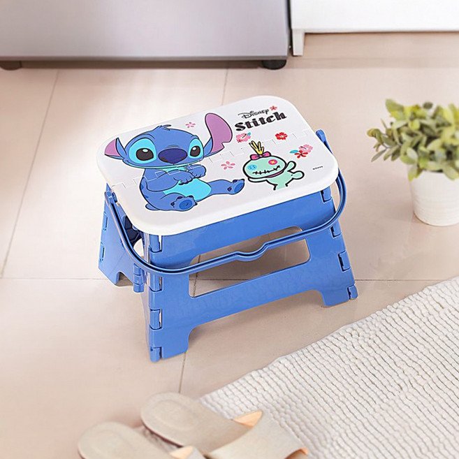 Disney 迪士尼 手提快收摺疊椅 UST-00079, 1件, 史迪奇 藍色