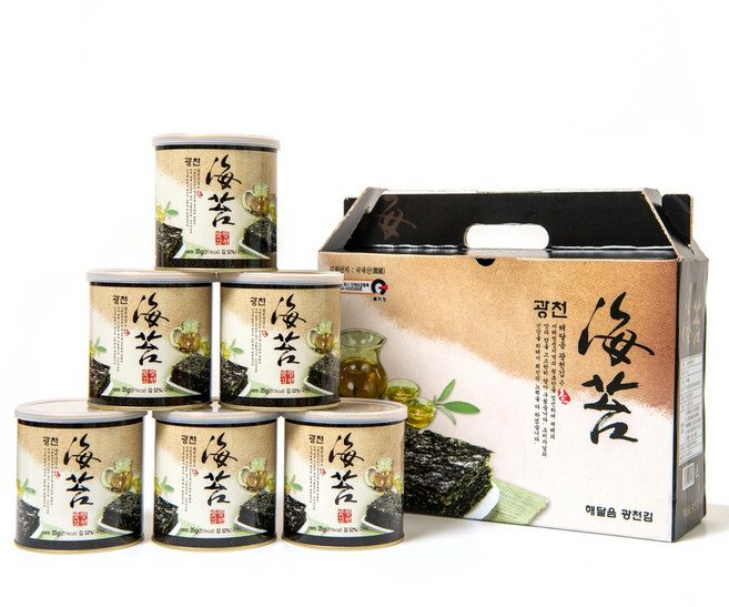 광천 재래 캔김 210g, 1세트