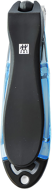ZWILLING 雙人 晶亮多向旋轉指甲刀 附可拆式銼刀 42421-300-0 中型75mm, 晶亮藍, 1個