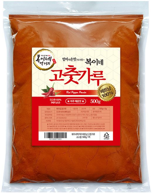 복이네먹거리 베트남 고춧가루 소스용, 500g, 1개
