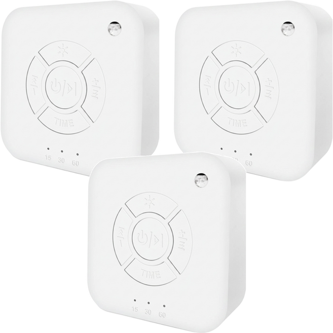 攜帶型白噪音安撫除噪助眠儀 Q1 1W 白色 100g, 3個