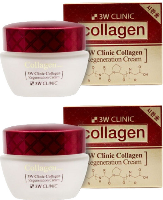3W클리닉 콜라겐 리제너레이션 크림, 2개, 60ml