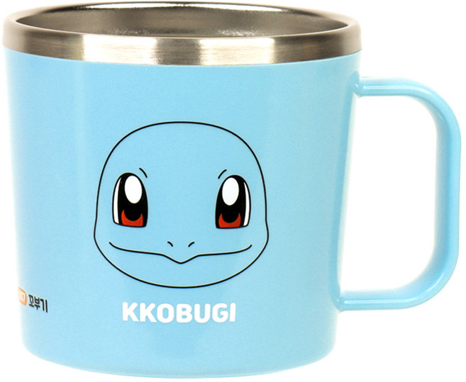 릴팡 포켓몬스터 식기세척기 스텐컵 L, 꼬부기, 1개, 260ml