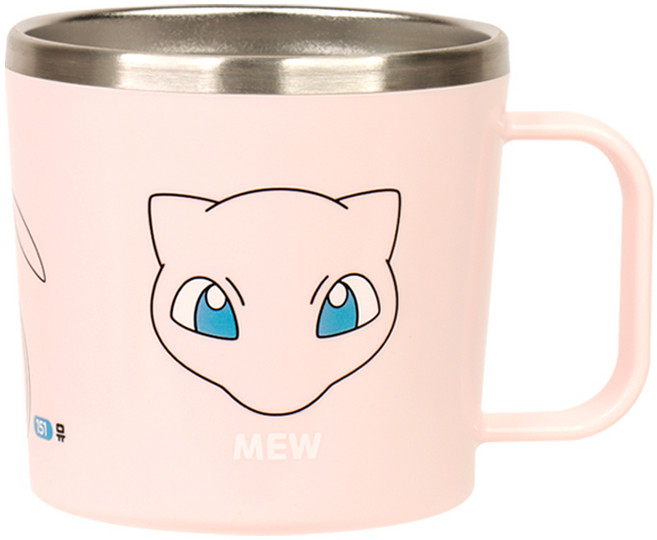 릴팡 포켓몬스터 식기세척기 스텐컵 L, 뮤, 1개, 260ml