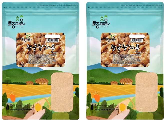 토종마을 청국장가루, 2개, 600g