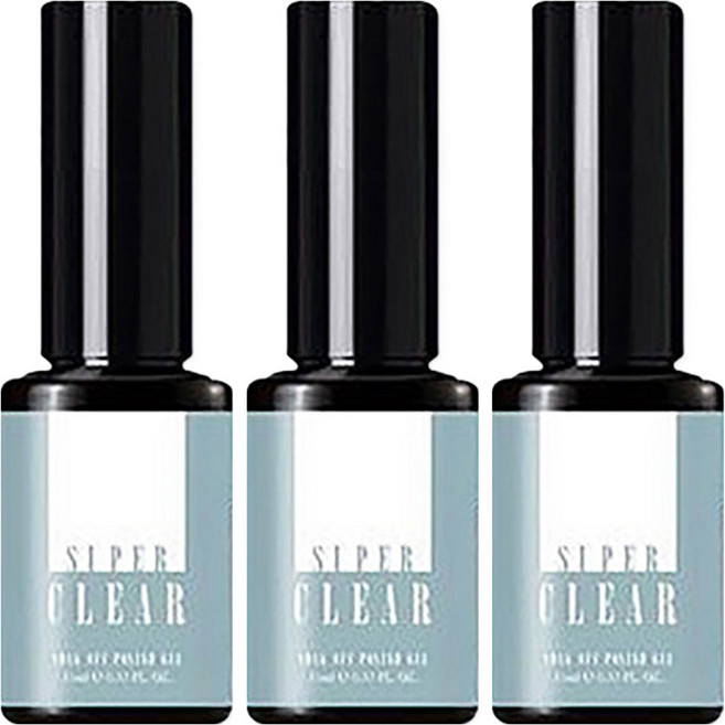 그라시아재팬 슈퍼클리어 탑 젤, 투명, 3개, 11ml